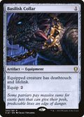 Basilisk Collar – Rare Magic: The Gathering card from Commander Legends: Battle for Baldur's Gate (#300)