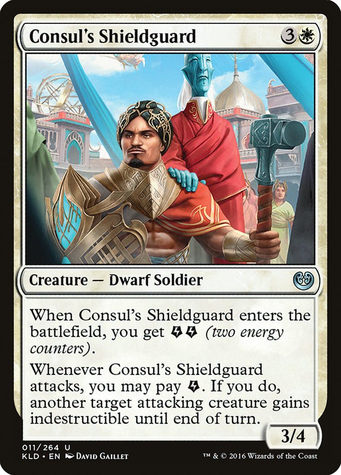 Consul's Shieldguard – Uncommon Magic: The Gathering card from Kaladesh (#11)