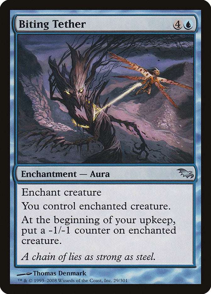 Biting Tether – Uncommon Magic: The Gathering card from Shadowmoor (#29)
