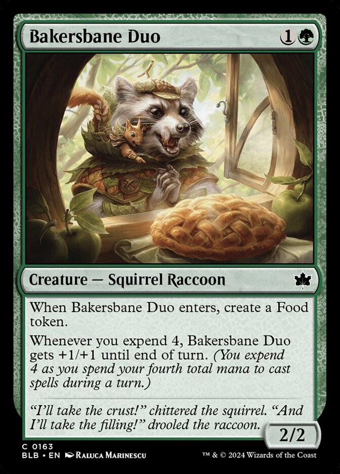 Bakersbane Duo – Common Magic: The Gathering card from Bloomburrow (#163)