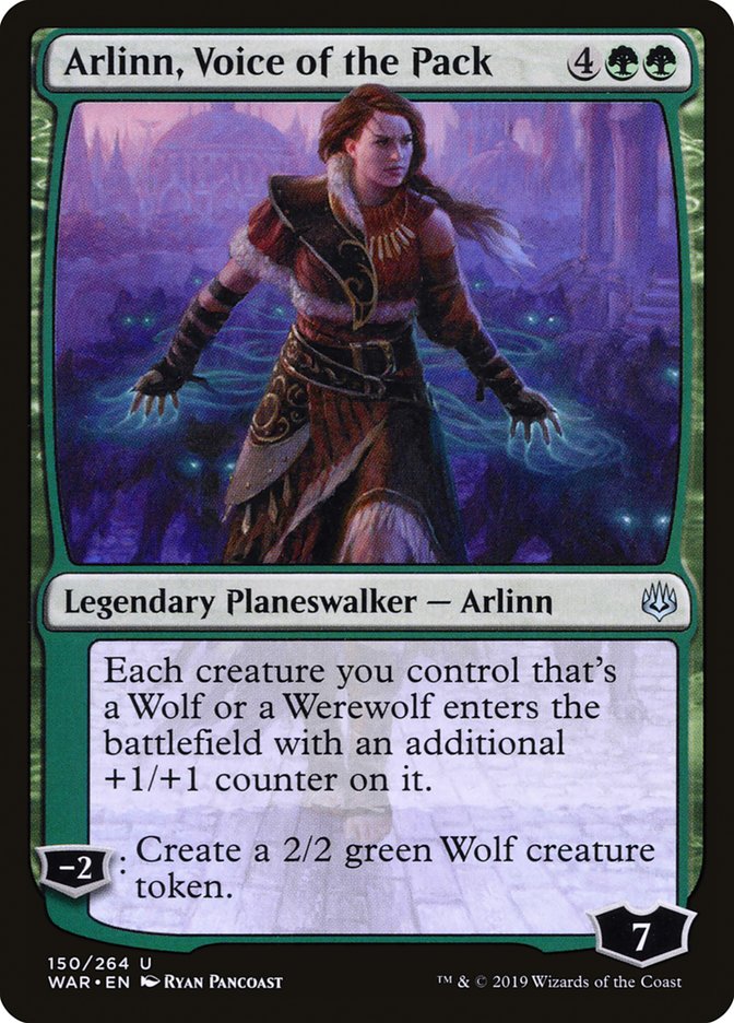 Arlinn, Voice of the Pack – Uncommon Magic: The Gathering card from War of the Spark (#150)
