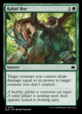 Rabid Bite – Common Magic: The Gathering card from Bloomburrow (#394)