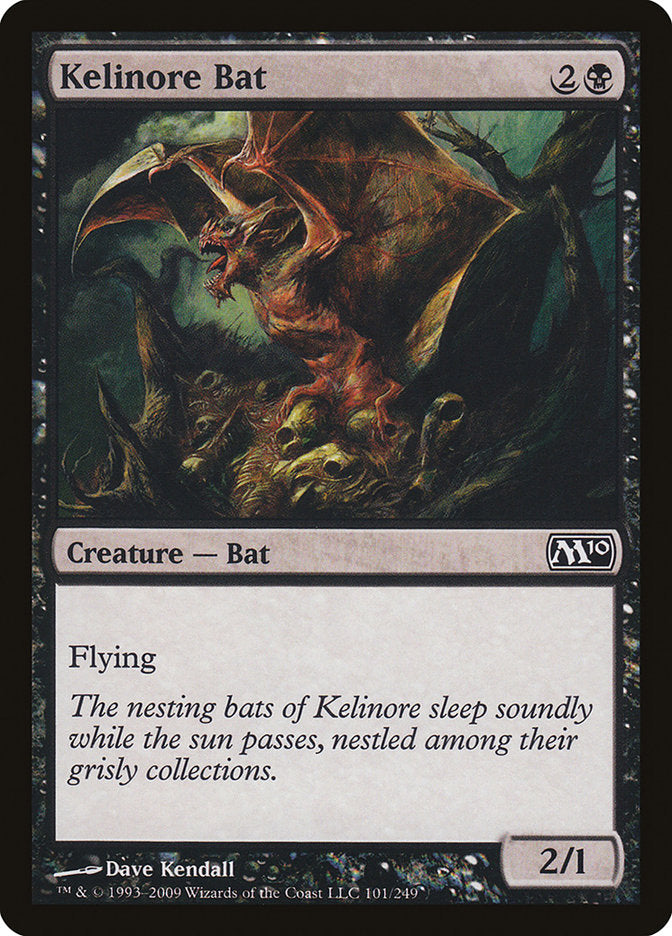 Kelinore Bat – Common Magic: The Gathering card from Magic 2010 (#101)