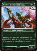 Heir of the Ancient Fang – Common Magic: The Gathering card from Kamigawa: Neon Dynasty (#325)