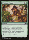 Hunt the Weak – Common Magic: The Gathering card from Magic 2015 (#179)