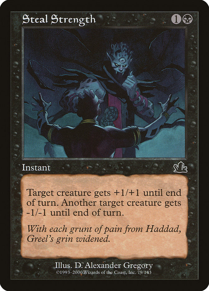 Steal Strength – Common Magic: The Gathering card from Prophecy (#79)