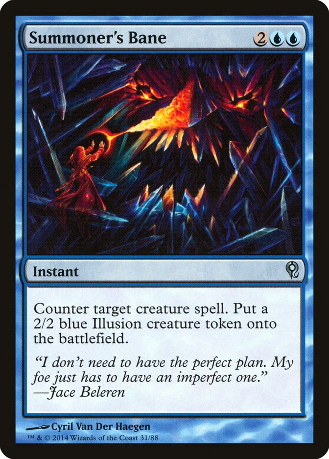 Summoner's Bane – Uncommon Magic: The Gathering card from Duel Decks: Jace vs. Vraska (#31)
