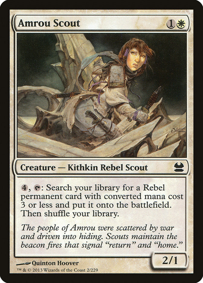 Amrou Scout – Common Magic: The Gathering card from Modern Masters (#2)