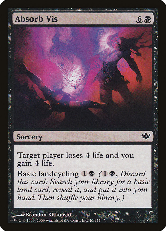 Absorb Vis – Common Magic: The Gathering card from Conflux (#40)
