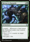 Retreat to Kazandu – Uncommon Magic: The Gathering card from Commander Legends (#435)