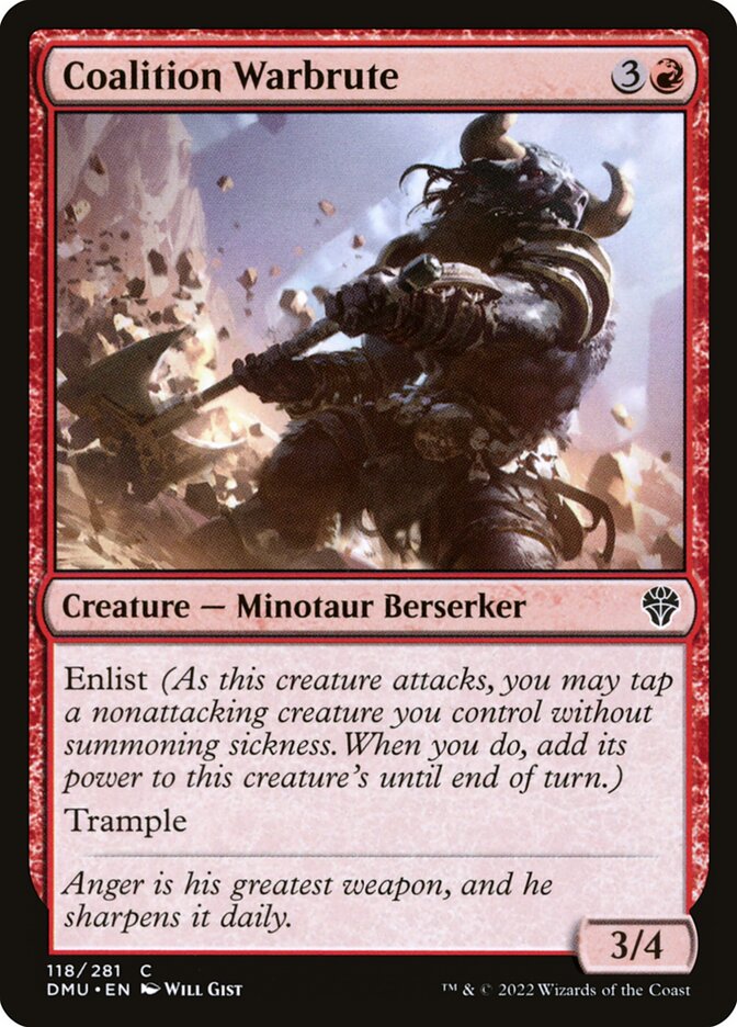 Coalition Warbrute – Common Magic: The Gathering card from Dominaria United (#118)