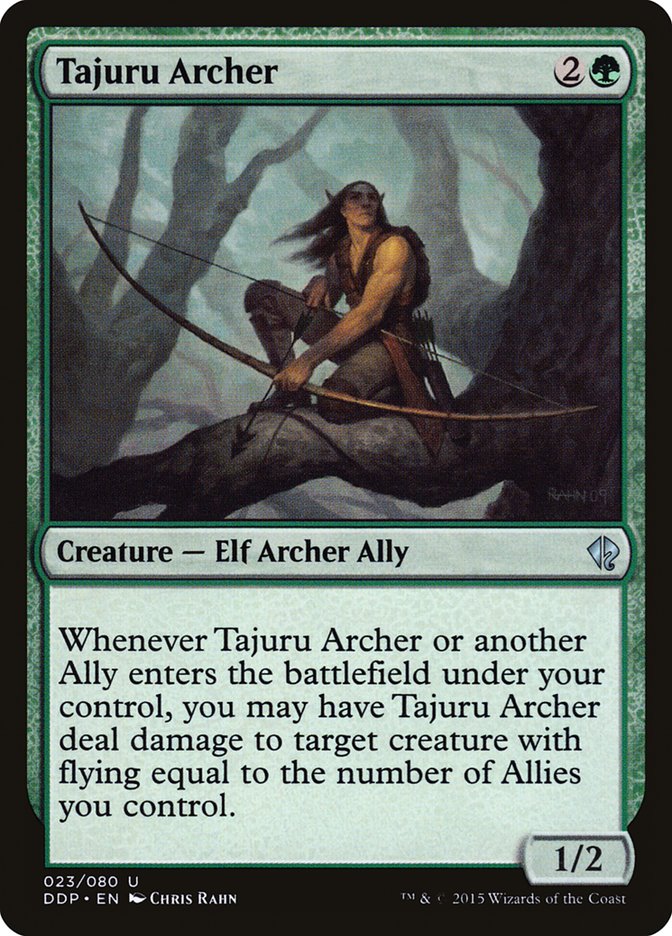 Tajuru Archer – Uncommon Magic: The Gathering card from Duel Decks: Zendikar vs. Eldrazi (#23)