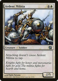 Ardent Militia – Uncommon Magic: The Gathering card from Eighth Edition (#3★)