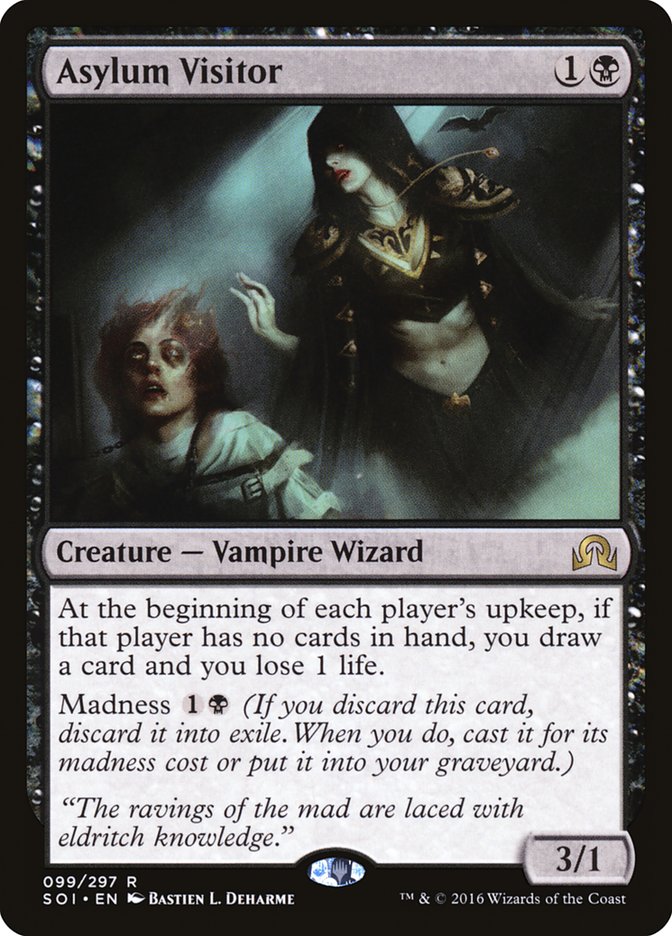 Asylum Visitor – Rare Magic: The Gathering card from Shadows over Innistrad (#99)