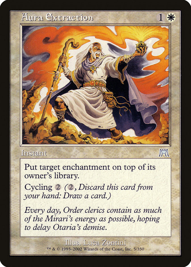 Aura Extraction – Uncommon Magic: The Gathering card from Onslaught (#5)