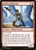 Keldon Halberdier – Common Magic: The Gathering card from Time Spiral Remastered (#173)