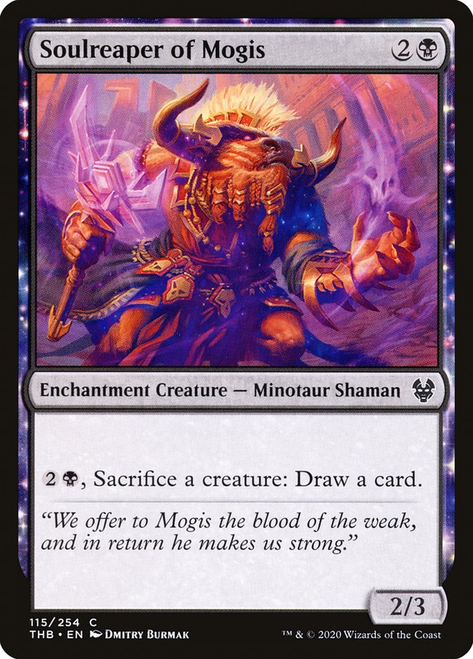 Soulreaper of Mogis – Common Magic: The Gathering card from Theros Beyond Death (#115)