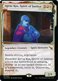 Agrus Kos, Spirit of Justice – Mythic Magic: The Gathering card from Murders at Karlov Manor (#383)