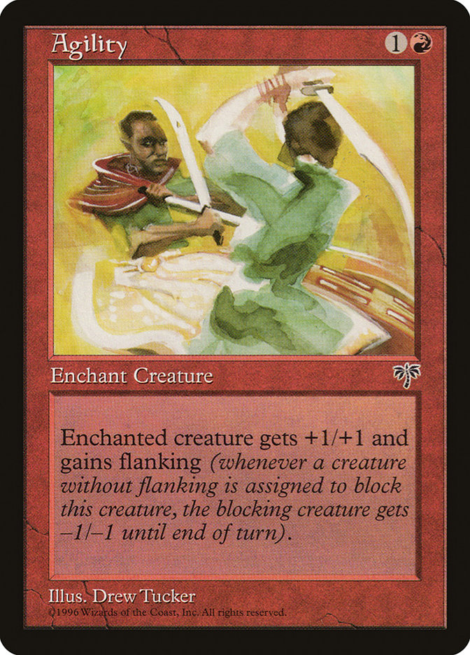 Agility – Common Magic: The Gathering card from Mirage (#154)