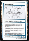 Jasconian Isle – Rare Magic: The Gathering card from Mystery Booster Playtest Cards 2021 (#117)
