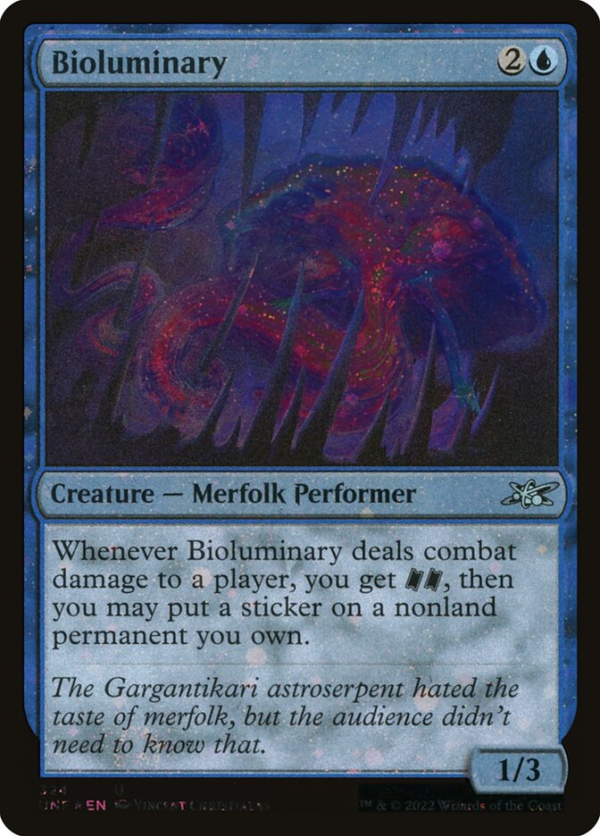 Bioluminary – Uncommon Magic: The Gathering card from Unfinity (#324)