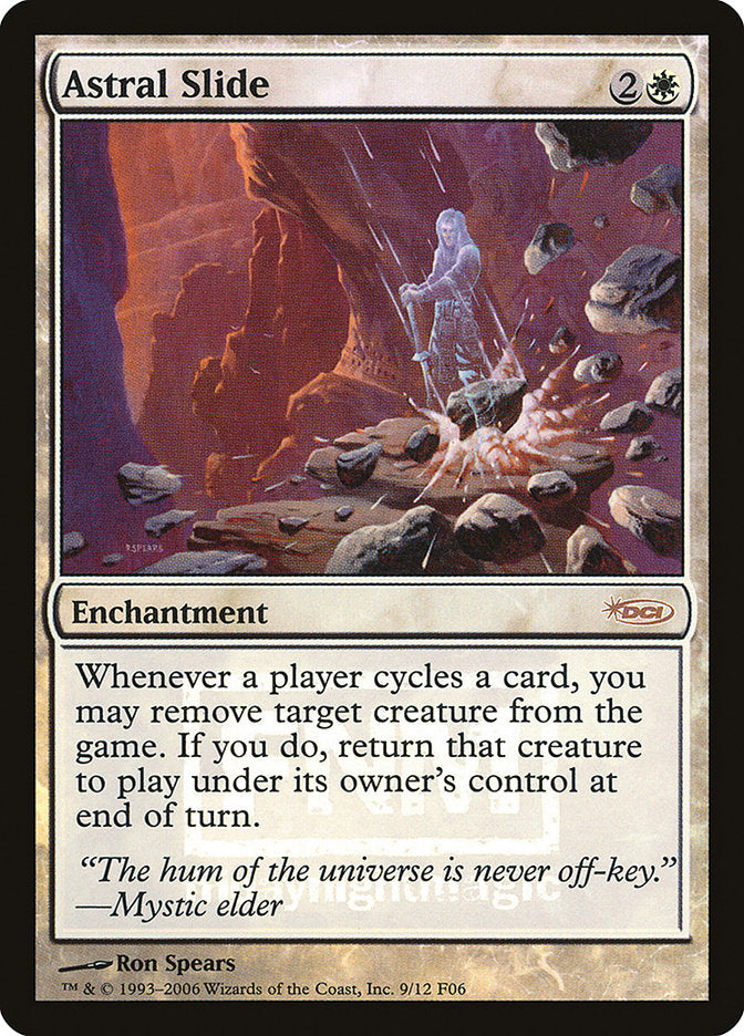 Astral Slide – Rare Magic: The Gathering card from Friday Night Magic 2006 (#9)