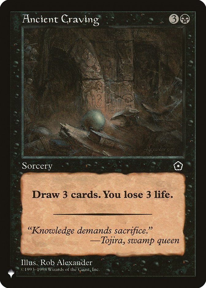Ancient Craving – Rare Magic: The Gathering card from The List (#P02-62)