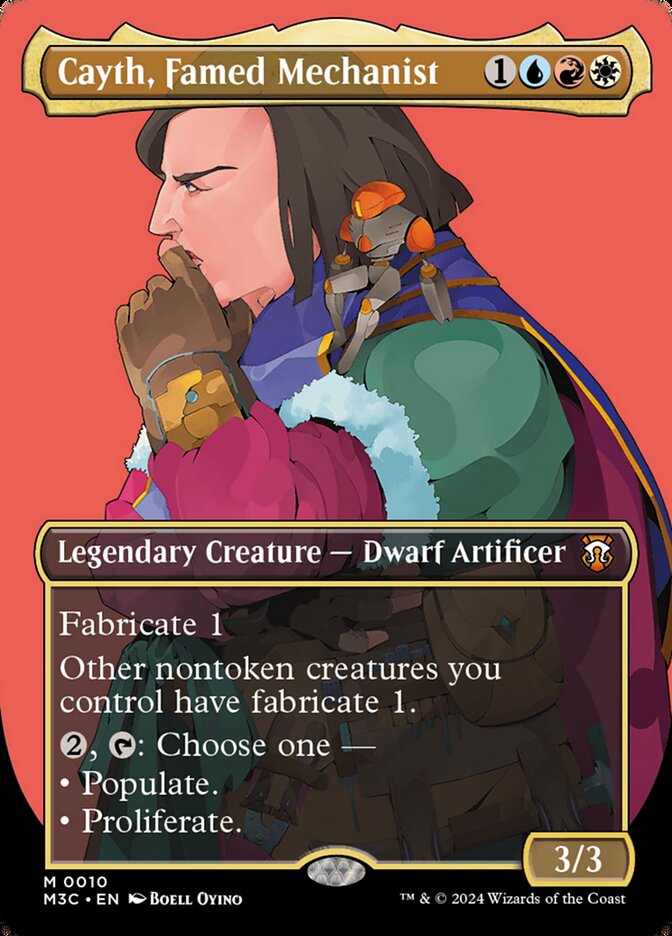 Cayth, Famed Mechanist – Mythic Magic: The Gathering card from Modern Horizons 3 Commander (#10)