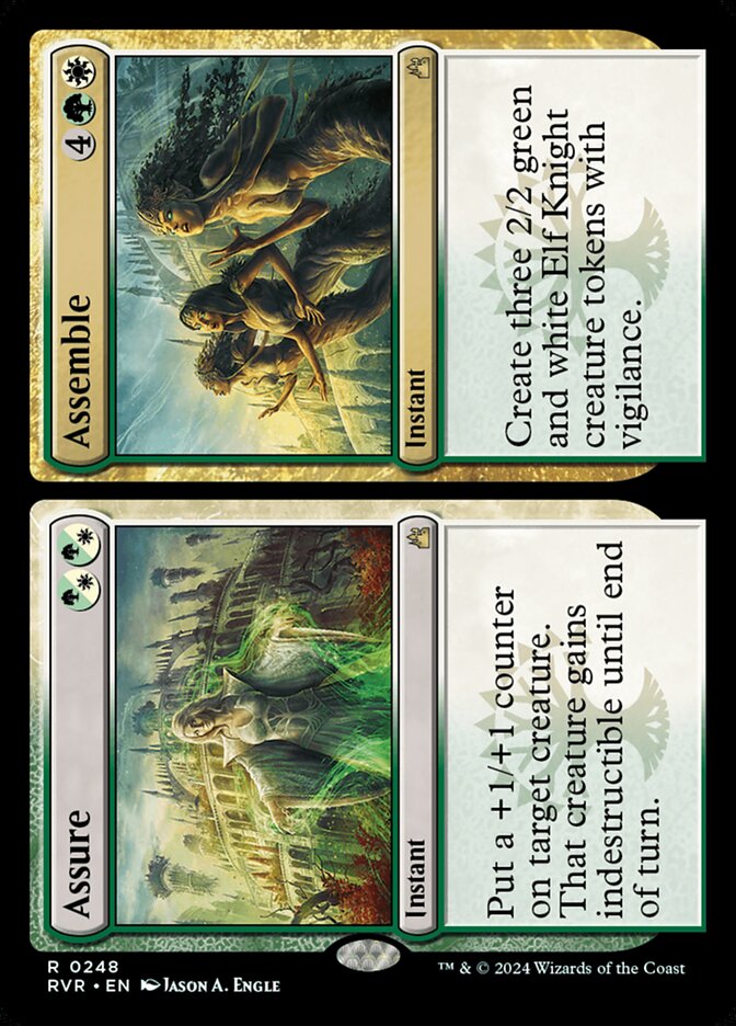 Assure // Assemble – Rare Magic: The Gathering card from Ravnica Remastered (#248)