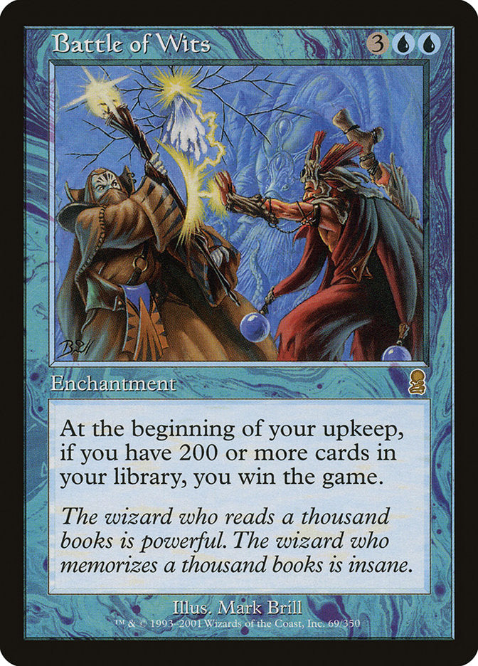 Battle of Wits – Rare Magic: The Gathering card from Odyssey (#69)