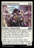 Discerning Financier – Uncommon Magic: The Gathering card from Wilds of Eldraine (#10)
