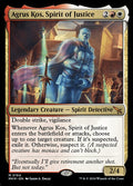 Agrus Kos, Spirit of Justice – Mythic Magic: The Gathering card from Murders at Karlov Manor (#184)