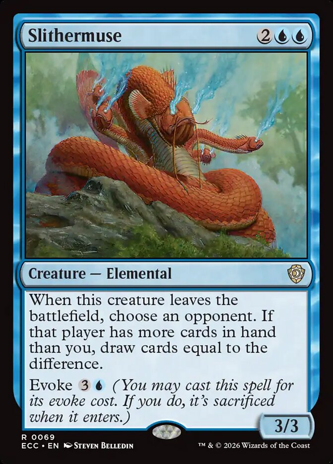 Slithermuse – Rare Magic: The Gathering card from Lorwyn Eclipsed Commander (#69)
