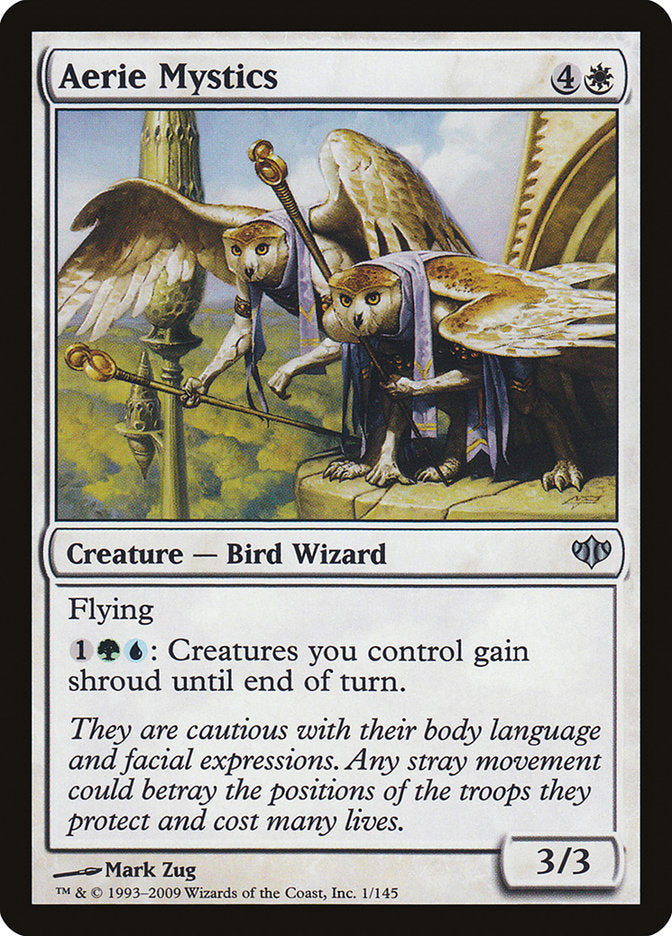 Aerie Mystics – Uncommon Magic: The Gathering card from Conflux (#1)