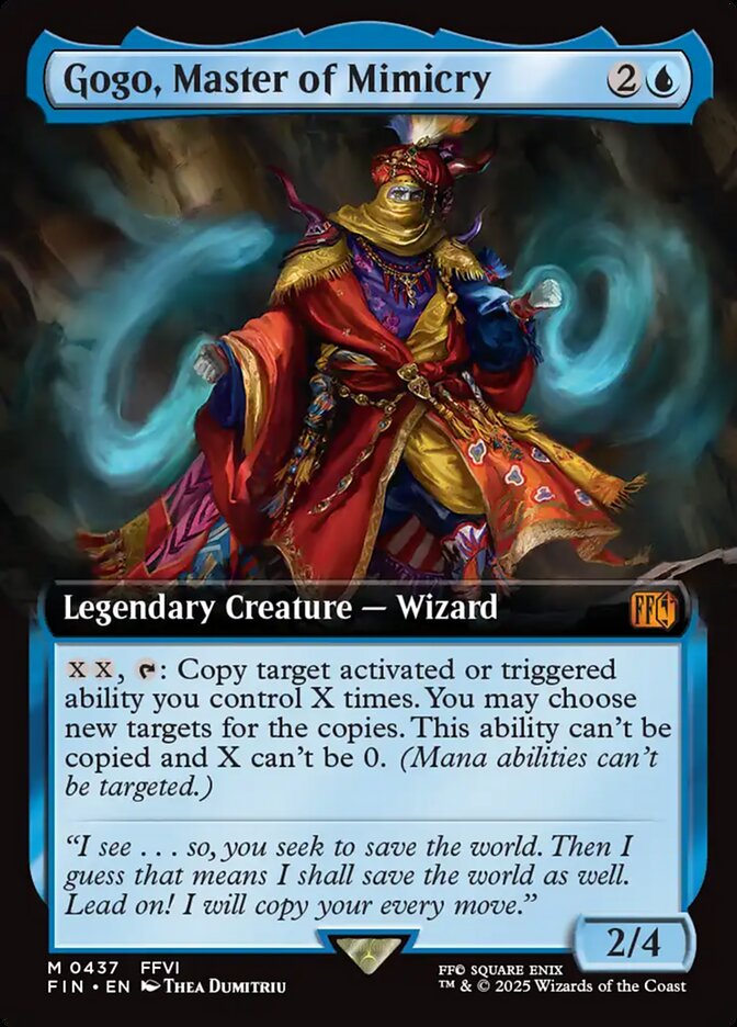 Gogo, Master of Mimicry – Mythic Magic: The Gathering card from Final Fantasy (#437)