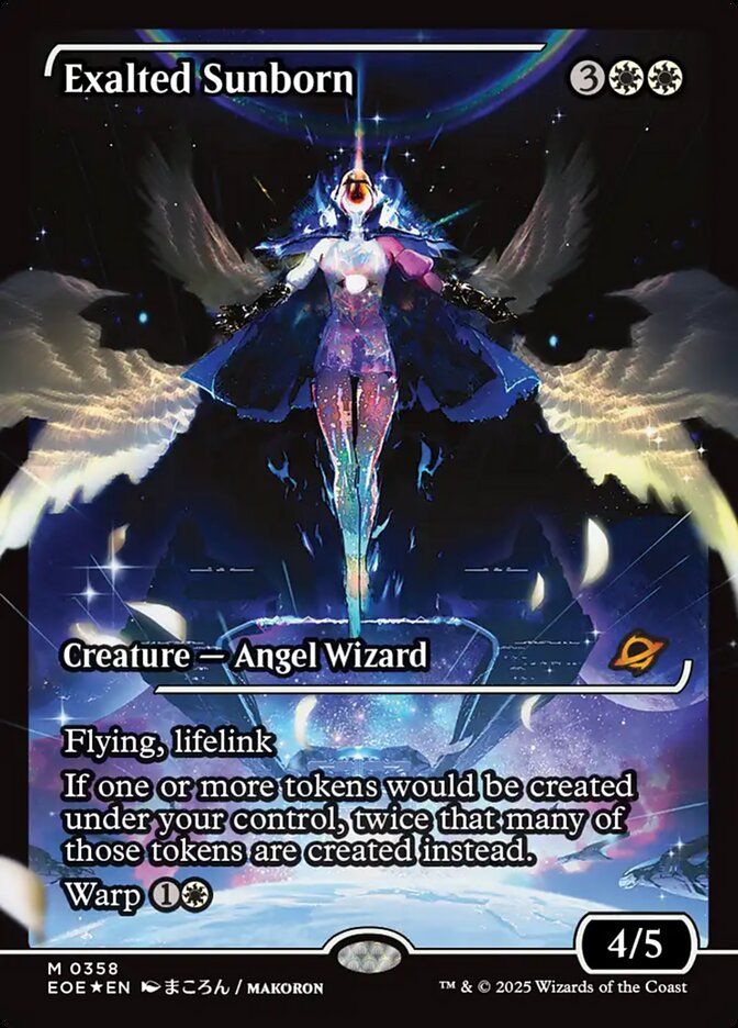 Exalted Sunborn – Mythic Magic: The Gathering card from Edge of Eternities (#358)