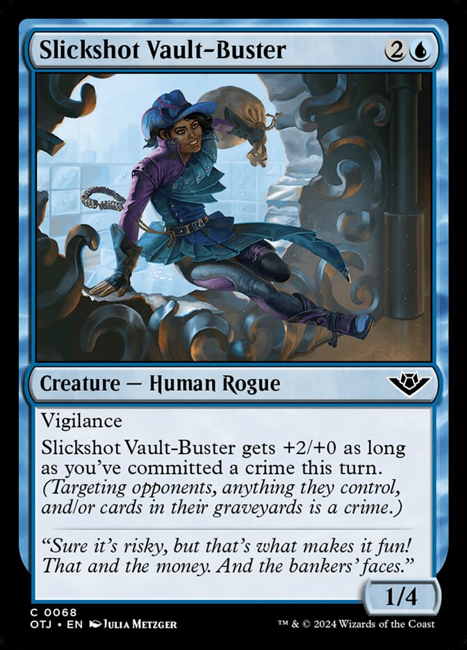 Slickshot Vault-Buster – Common Magic: The Gathering card from Outlaws of Thunder Junction (#68)