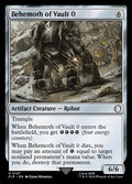 Behemoth of Vault 0 – Uncommon Magic: The Gathering card from Fallout (#127)
