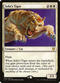 Seht's Tiger – Rare Magic: The Gathering card from Commander 2017 (#72)