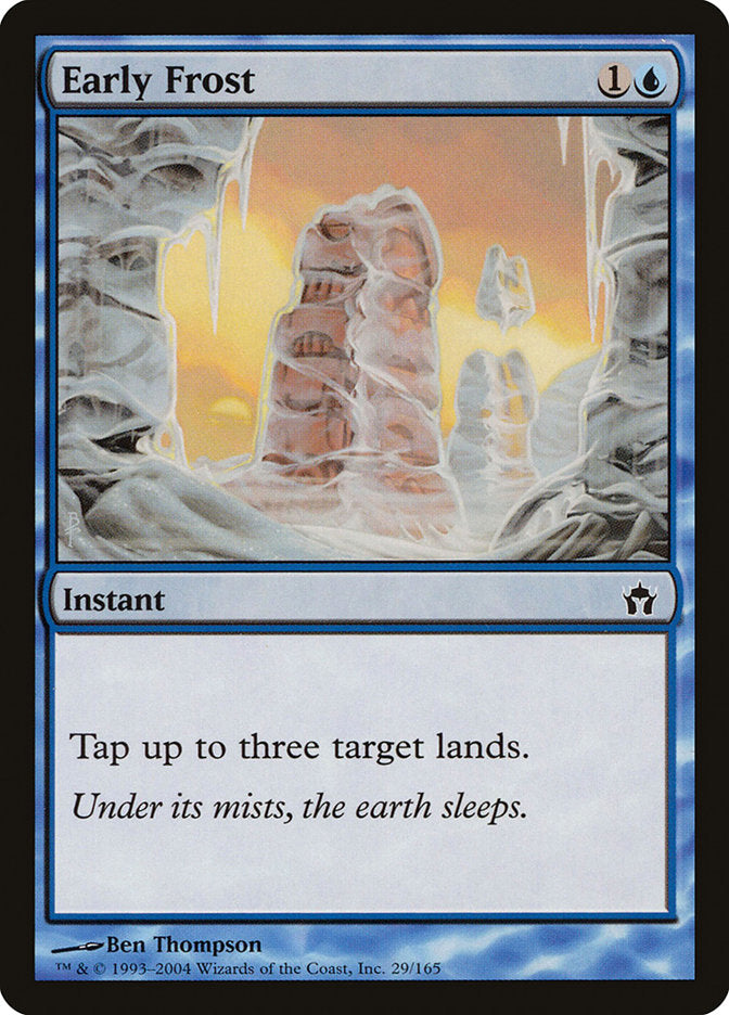 Early Frost – Common Magic: The Gathering card from Fifth Dawn (#29)