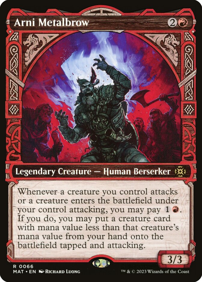 Arni Metalbrow – Rare Magic: The Gathering card from March of the Machine: The Aftermath (#66)