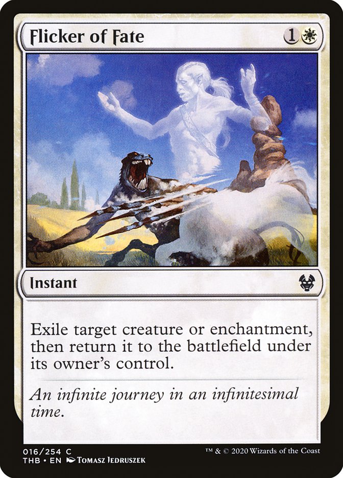Flicker of Fate – Common Magic: The Gathering card from Theros Beyond Death (#16)