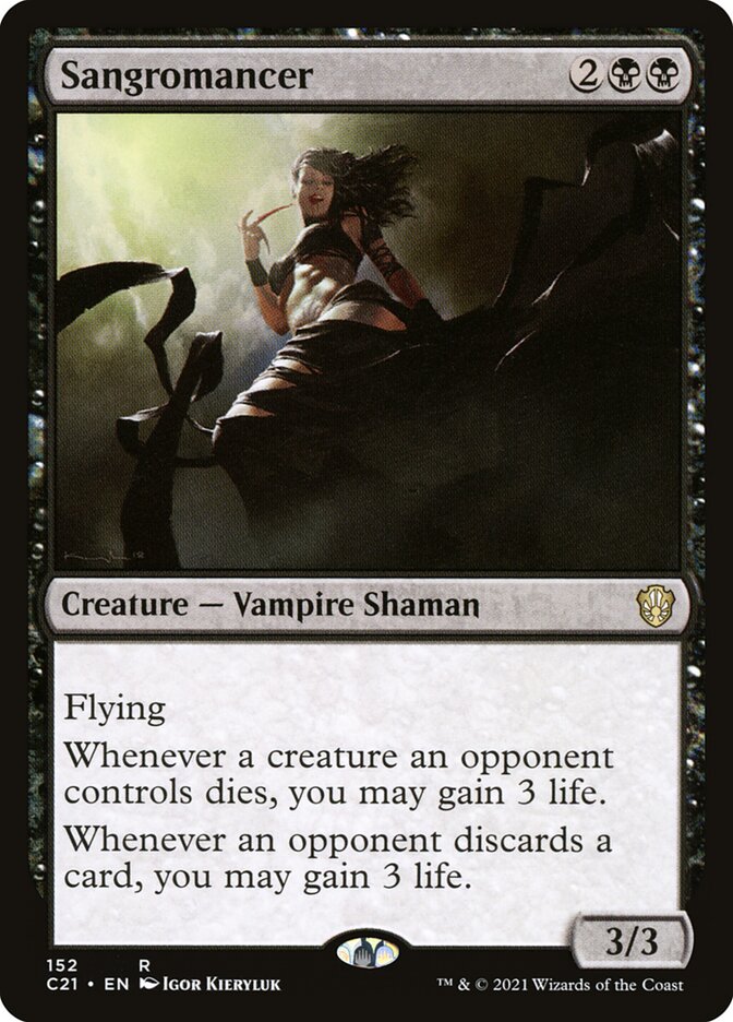 Sangromancer – Rare Magic: The Gathering card from Commander 2021 (#152)