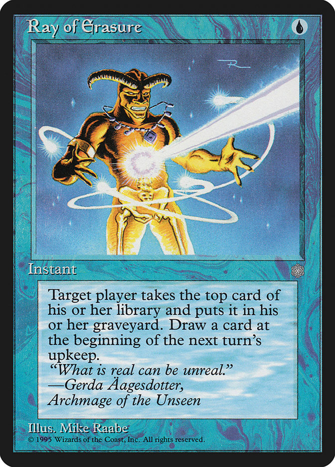 Ray of Erasure – Common Magic: The Gathering card from Ice Age (#93)
