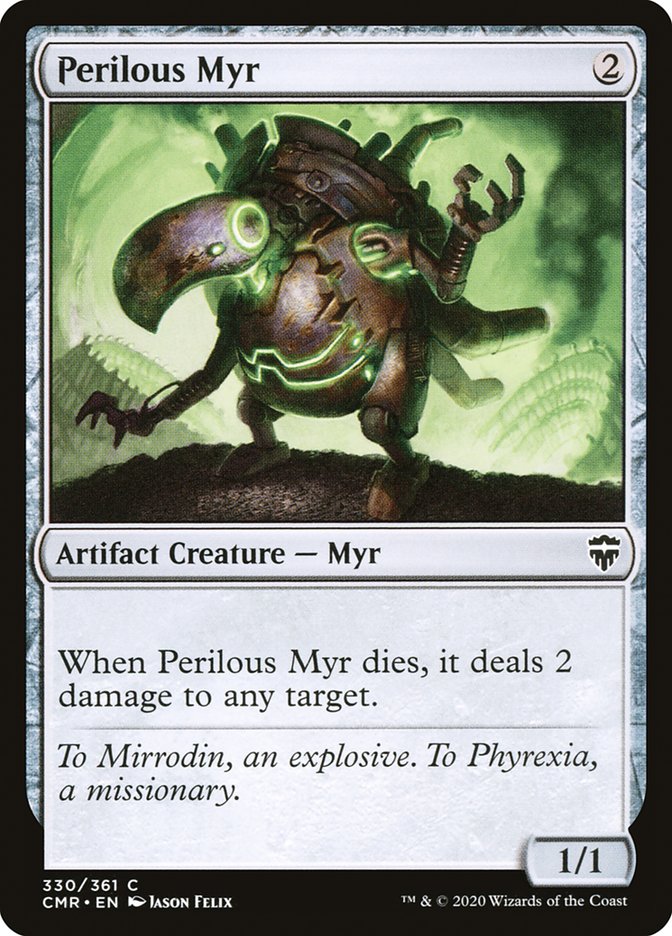 Perilous Myr – Common Magic: The Gathering card from Commander Legends (#330)