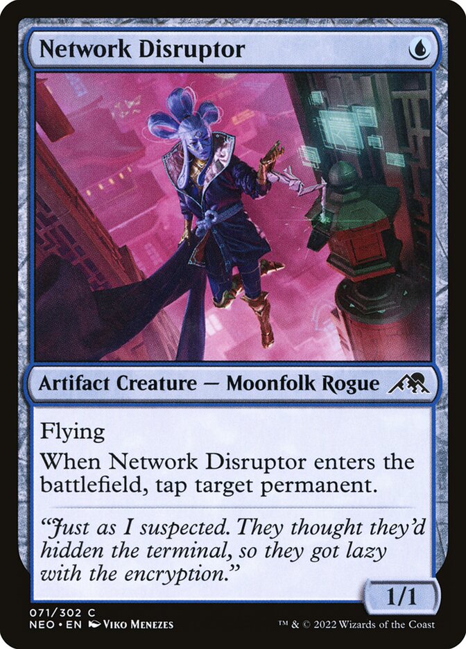 Network Disruptor – Common Magic: The Gathering card from Kamigawa: Neon Dynasty (#71)