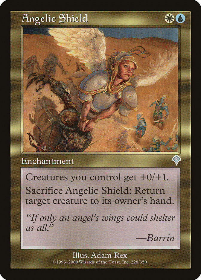 Angelic Shield – Uncommon Magic: The Gathering card from Invasion (#228)