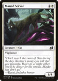 Maned Serval – Common Magic: The Gathering card from Ikoria: Lair of Behemoths (#23)