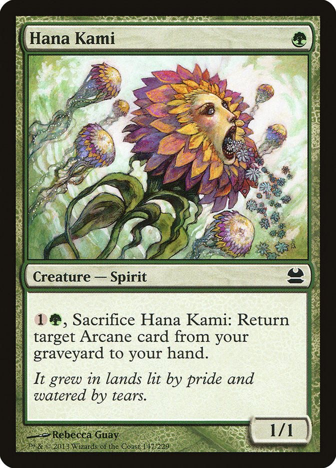 Hana Kami – Common Magic: The Gathering card from Modern Masters (#147)
