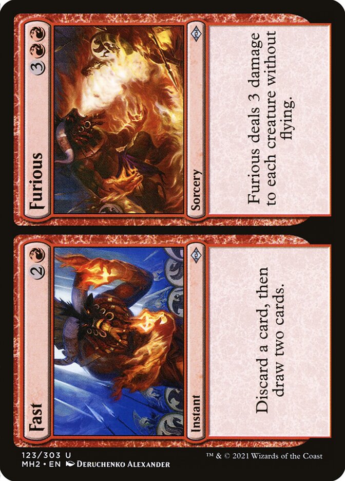 Fast // Furious – Uncommon Magic: The Gathering card from Modern Horizons 2 (#123)